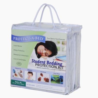 STUDENT PROTECT A BED BUG LOCK SET SECURE SEAL TWIN XL MATTRESS ENCASEMENT KIT