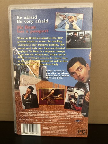Bean Ultimate Disaster Movie, Rowan Atkinson, VHS Tape Video Comedy B12 - Picture 2 of 3