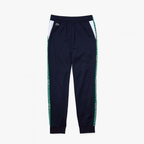NEW RUNWAY UNISEX LACOSTE 2 BOTTOMS JOGGERS TRACK PANT BLUE LTD ED XXS - Picture 13 of 13