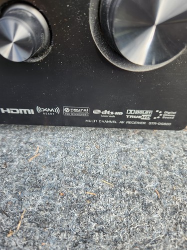 SONY STR-DG820 7.1 HOME THEATER RECEIVER With HDMI- WORKS - No Remote - Picture 2 of 4