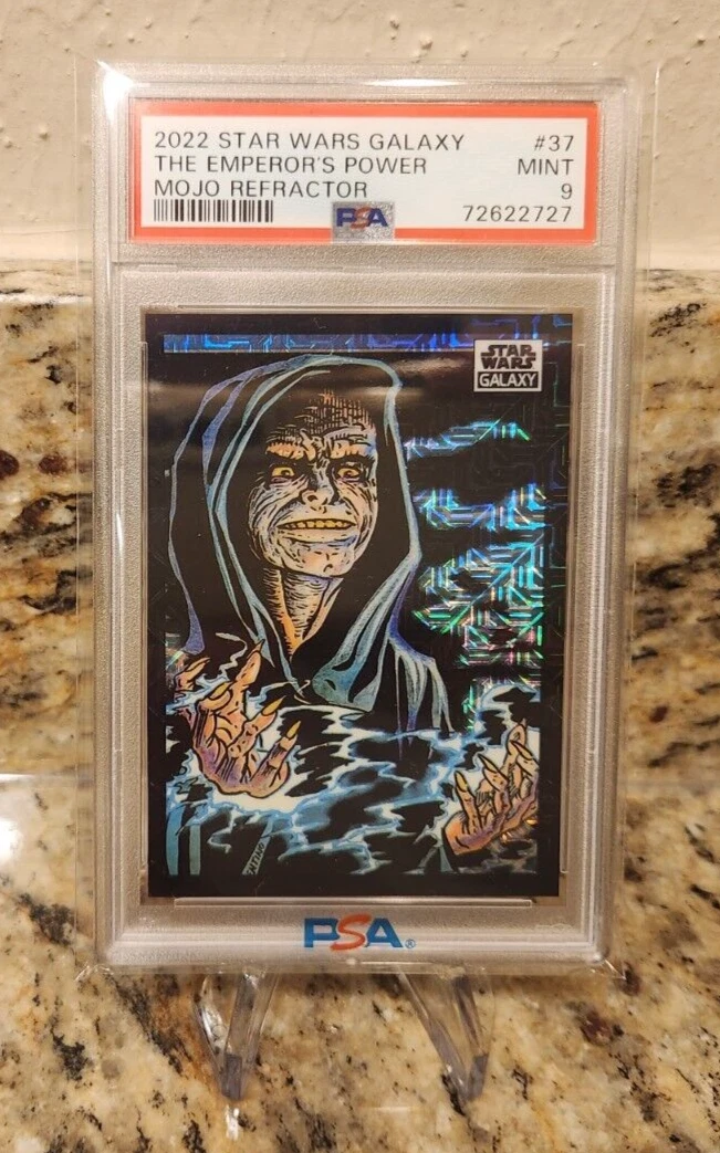 2022 Topps Chrome Star Wars Galaxy The Emperor's Power #37 PSA 9 Mojo /50