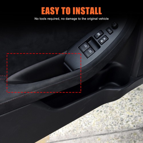 ABS Interior Door Armrest Insert Storage Box Trim For Nissan 370Z Z34 2009-2020 - Picture 7 of 12