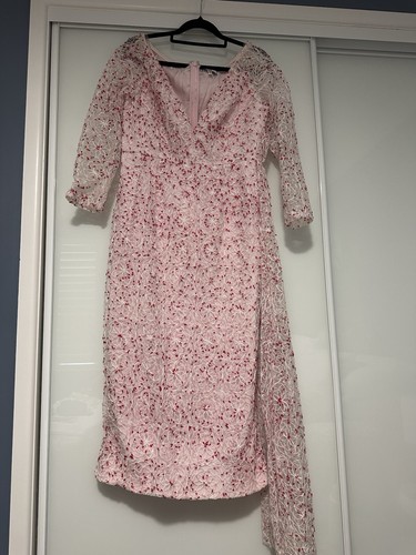 Asilio Clustered Stars Dress Size L. sweetheart romantic. US 8-10 Floral - Picture 5 of 9