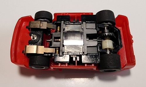 Vintage Tyco HP440-X2 Red Ferrari F40 HO Slot Car - Picture 9 of 11