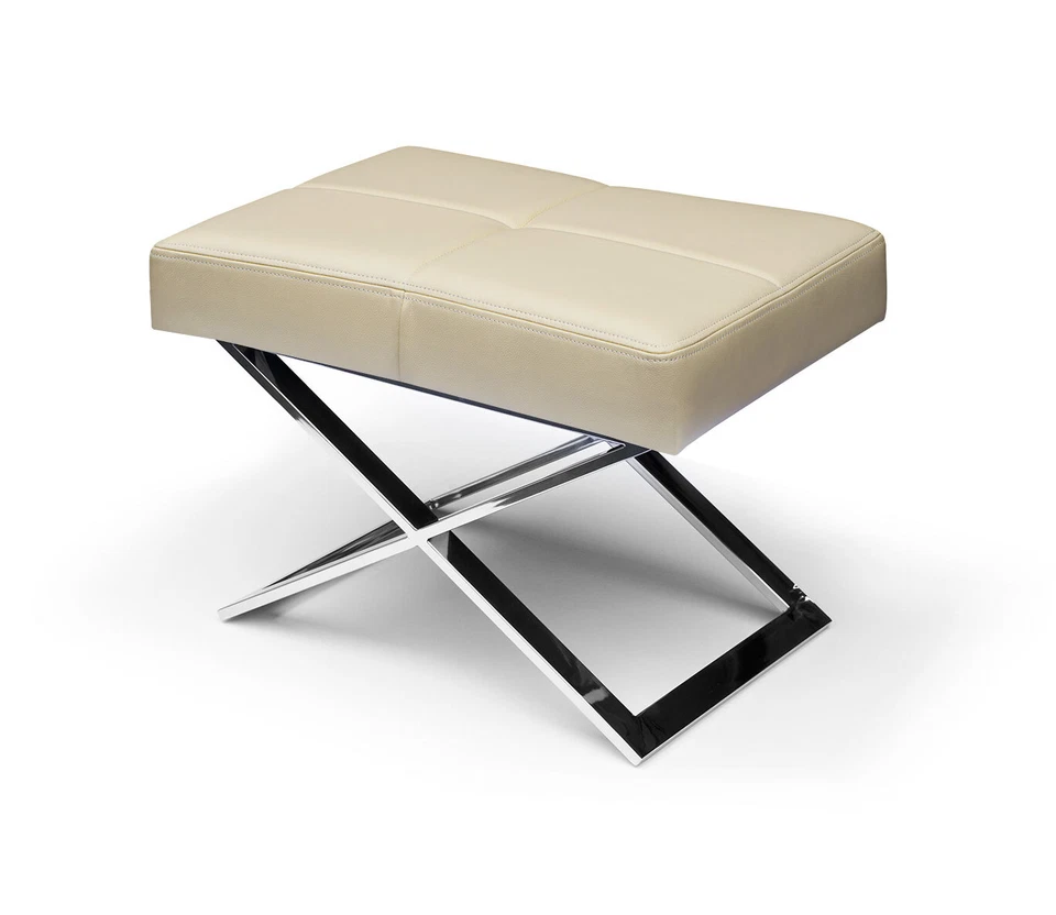 Leder Hocker Bauhaus Hocker Lederhocker Fußhocker Lederbank Sitzhocker Leder - Bild 4 von 4