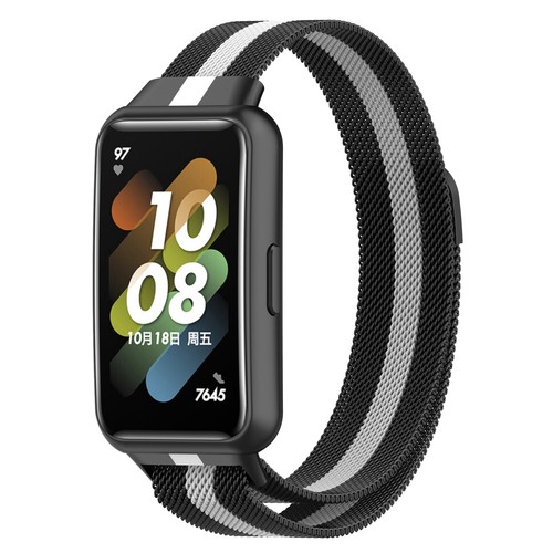 Replacement Band For Huawei Band 7 Stainless Steel Milanese Loop Watch Strap - Photo 7 sur 40