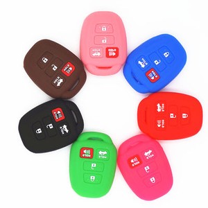 1pc-Silicone-Smart-Remote-4-Button-Key-Cover-Chain-Case-for-Toyota-Camry-Corolla