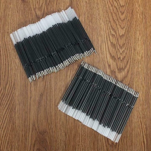 100pcs 0.7mm Retractable Ballpoint Pen Refills Replacement Black Blue Ink Office - Picture 35 of 41