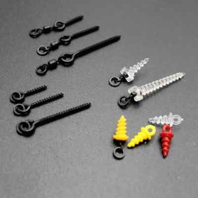 Carp Fishing Accessorie Bait Screw With Ring Swivel Carp Fishing Terminal Tackle
