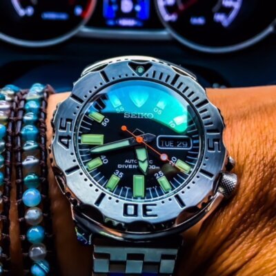 Watch Crystal Only for Seiko Monster Double Dome Sapphire Crystal