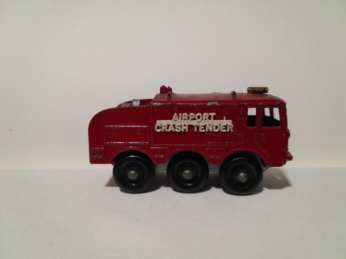 Lesney Matchbox No. 63 Foamite Crash Tender Airport Rescue Vehicle 1970s England - Picture 3 of 7