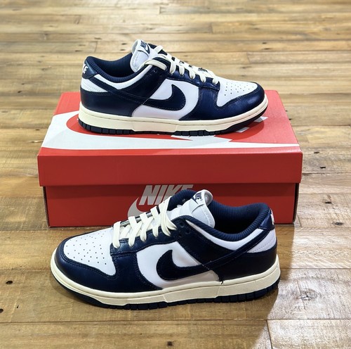 Nike Dunk Low Vintage Navy Brandneu (Herren- und Damengröße) Schneller Versand - Bild 2 von 5