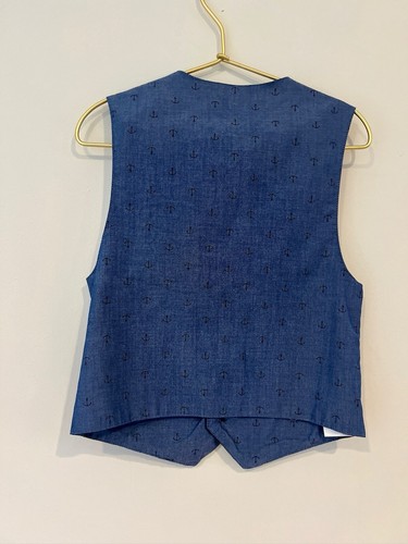 Nautica Kids Boys Nautical Anchor Vest Size 5 - Picture 3 of 4
