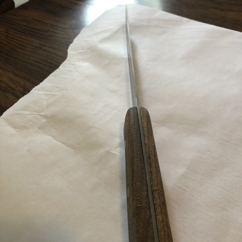 Chicago Cutlery 66S Carving Sharp Slicing Knife, Full Tang Wood Handle USA #26 - Picture 5 of 13
