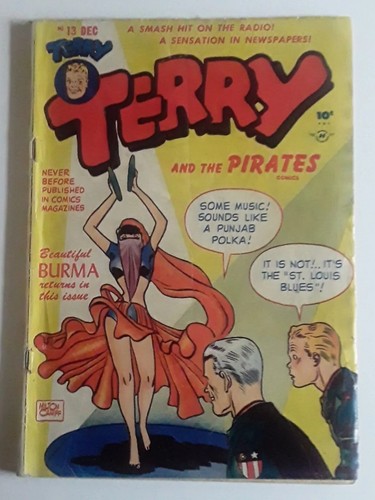 Terry And The Pirates #13 Harvey Comics 1948 Burma App