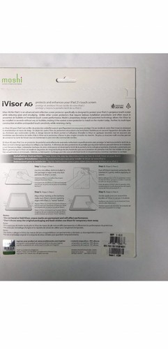 Moshi iVisor AG advanced Apple iPad 2 Screen Protector - Black - Picture 2 of 2