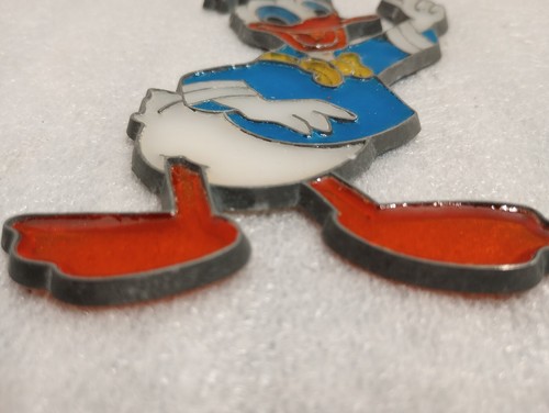 Vintage Donald Duck Stained Glass Ornament Make It And Bake It - Picture 2 of 6