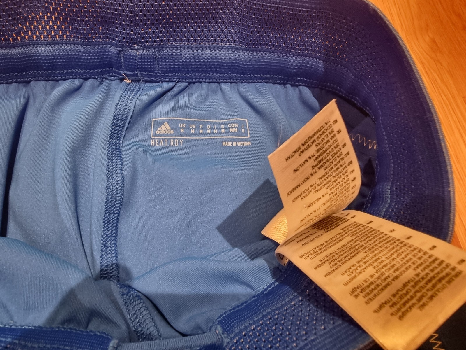 ADIDAS HEATDRY Blue Mens Running Tights / Sports Leggings Size S eBay