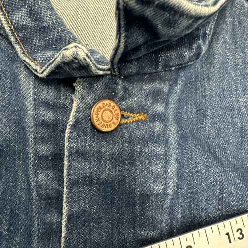 Individuell bestickte Harley Davidson x Ralph Lauren Western Jeansjacke Damen L - Bild 10 von 15