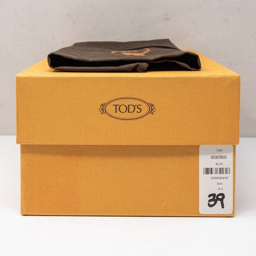 Tod's Doppia Blue Suede Bit Loafers, Size 9.5 UK (10.5 US) - Picture 7 of 8