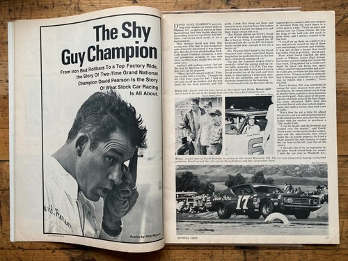 Stock Car Racing Magazine - Spring 1969 - Excellent Shape - Look Inside! - Picture 4 of 12