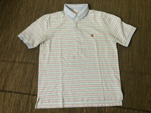 Brooks-Brothers-Mens-Large-Performance-Polo-Shirt-Stripe-Blue-Original-Fit