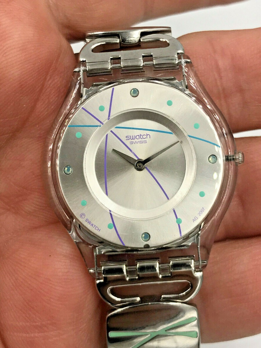 Swatch Watch Skin DASHING SFK314G Case 34mm 2008 Good  display picture 1