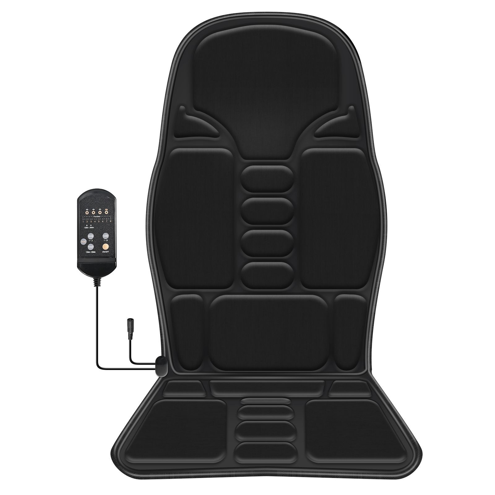 Rückenmassagegerät Massagesitzauflage, Shiatsu Massageauflage, mit Wärmefunktion