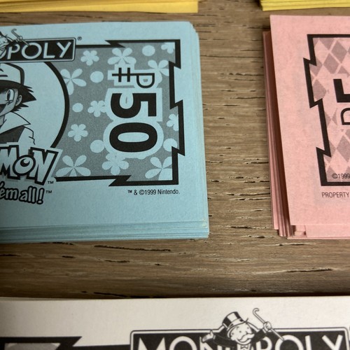 Pokemon Monopoly 1999 Collectors Edition Replacement Pieces Cash Money Currency - Picture 4 of 5