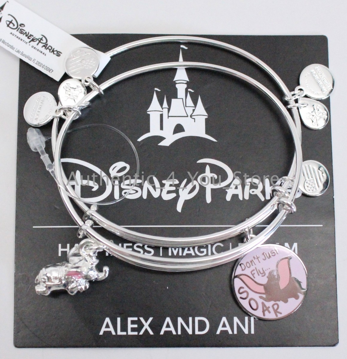 New Disney Parks Alex And Ani Dumbo Don't Just Fly Soar Silver