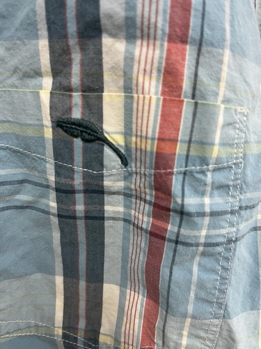 Bob Timberlake Hemd Herren Medium kariert Knopf Kurzarm Business Freizeit 597 - Bild 3 von 5