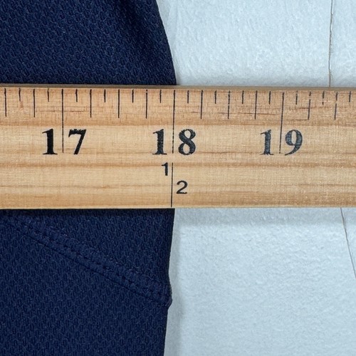 Athleta Wick It Wader Hooded Swim Cover Up Navy Blue Pockets UPF 50+ Women Small - Picture 10 of 12