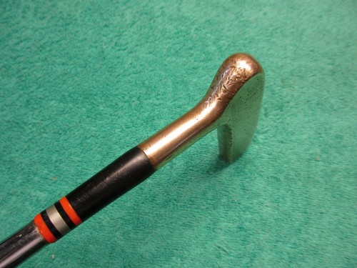 Vintage Wilson Sam Snead Pay-Off Brass Putter- 35"- Leather Grip - All Original! - Picture 5 of 9