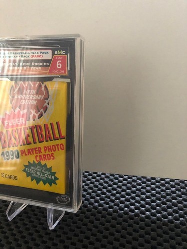 1990 FLEER BASKETBALL WAX PACK SMC 6 EX-MT !!(D RODMAN-BACK)! JORDAN? #1093 ! - Picture 3 of 5