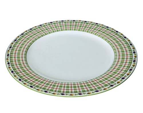 Vintage Royal Albert OLD COUNTRY ROSES CASUAL PLAID 11" Dinner Plate(s) - Picture 3 of 7