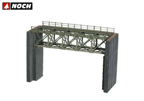 Ponte in acciaio con pilastri 18,8 cm HO NH67010 - noch modellismo - Immagine 2 di 2