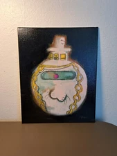 Original pink acrylic pencil "Beyond Imagination" 8x10 Limited 1/1 signed