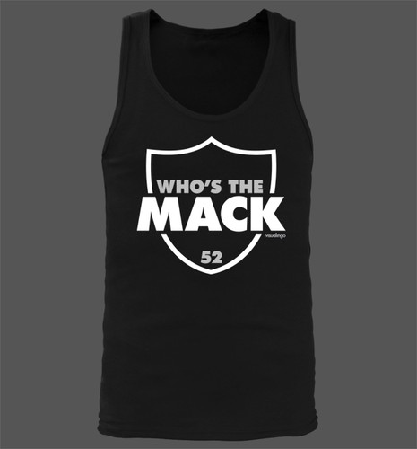 Who's the Mack - Herren Tank Top - Oakland Raiders Khalil Mack silber und schwarz - Bild 2 von 4