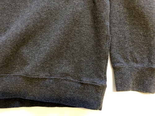 Maglione Orvis 1/4 zip uomo XL grigio finto collo pullover 100% cotone outdoor - Foto 4 di 10