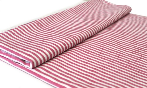 10 Yard Pink White Fabric Indian Dressmaking Cotton Fabric Stripe Curtain Fabric - Picture 9 of 12