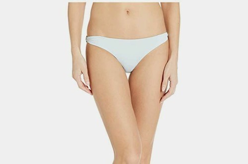 139 $ Billabong Damen blau Sol Searcher solide Lowrider Bikini Schwimmhose Gr. M