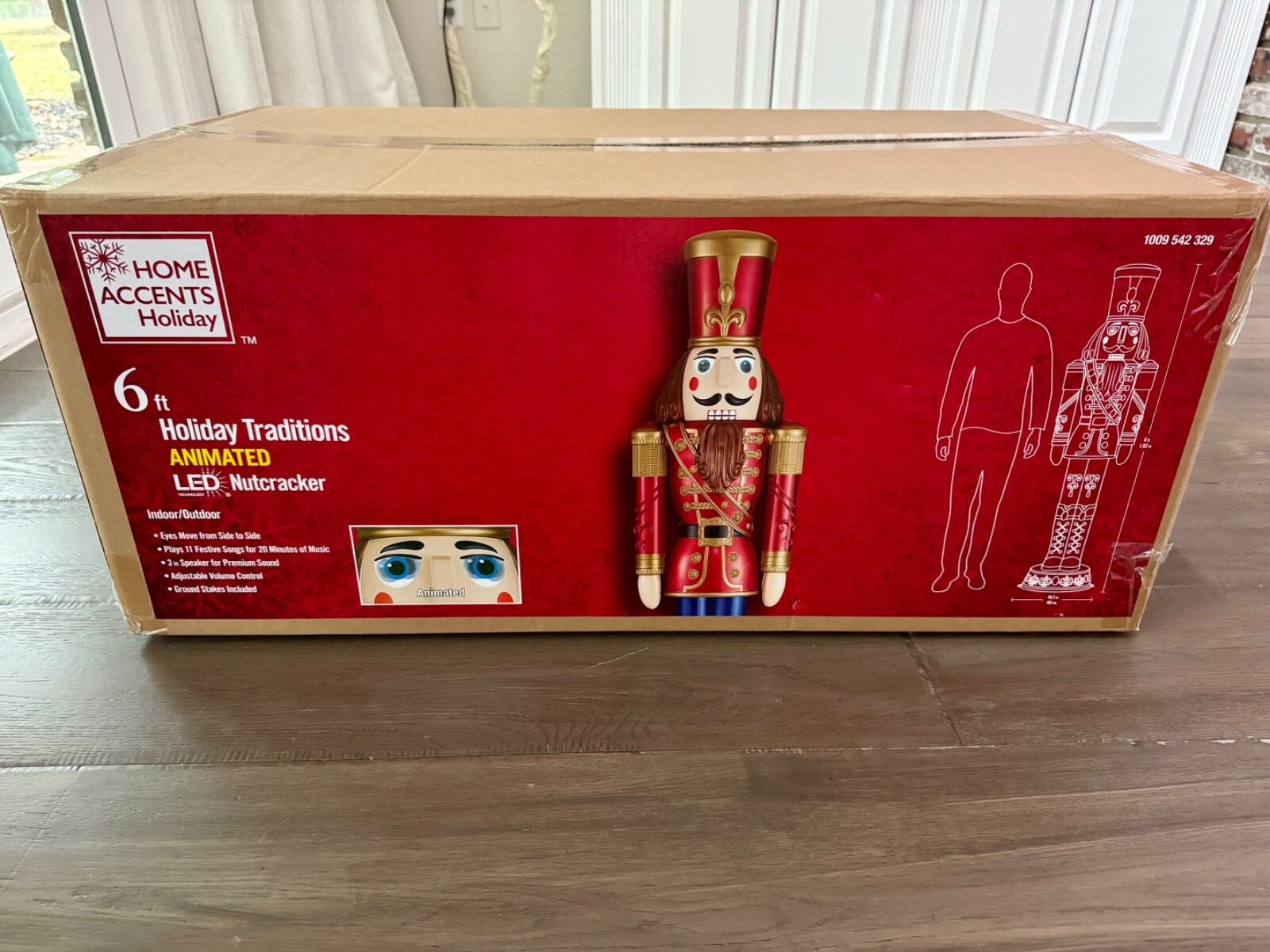 6'FT LifeSize Holiday Traditions Animated LED Nutcracker New in Original Box eBay