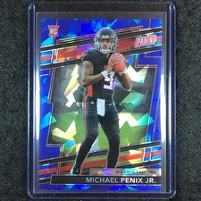 2024 Panini National VIP MICHAEL PENIX JR. Rookies Blue Sparkle 38/124 #RC13