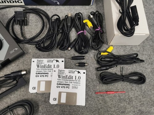 GRUNDIG Video Mouse Vintage PC Video Schnittsystem museal neuwertig OVP - Afbeelding 6 van 15