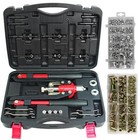 PINCE A RIVET ET INSERT + ASSORTIMENTS 235 INSERTS ACIER ET 150 ALU