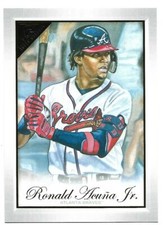 2019 Topps Gallery Box Toppers #OBTRA Ronald Acuna Jr. Atlanta Braves