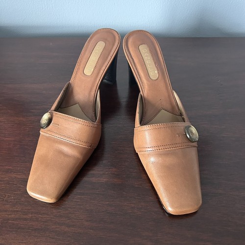 Danelle Orchard women's shoes - Sz 8 M - 3 inch heels - Leather Square Toe - Picture 5 of 8