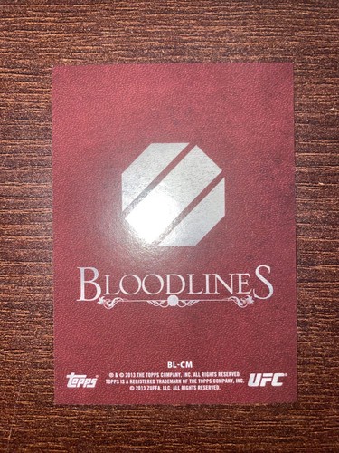 conor mcgregor 2013 Topps UFC Bloodlines Rookie - Picture 2 of 2