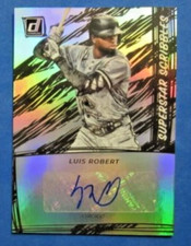 LUIS ROBERT 2022 Panini-Donruss Superstar Scribbles AUTO Chicago White Sox