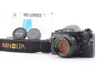 Minolta X-700 35mm Slr Film Camera Md Rokkor 50mm f1.4 Lens from Japan - Mint